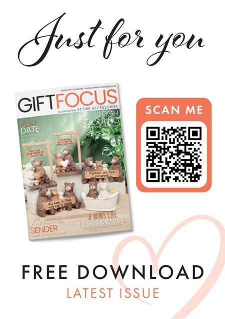 View a flyer to promote Gift Focus magazine