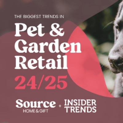 Source Home & Gift Collaborates with Insider Trends on pet & garden retail trend report