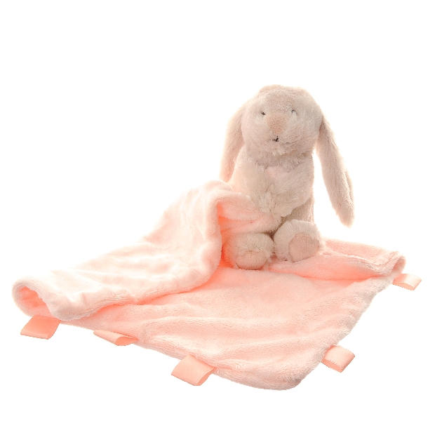 pink stuffed rabbit toy