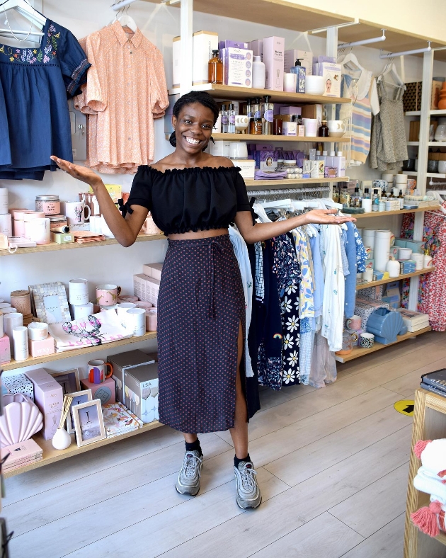 woman in a shop